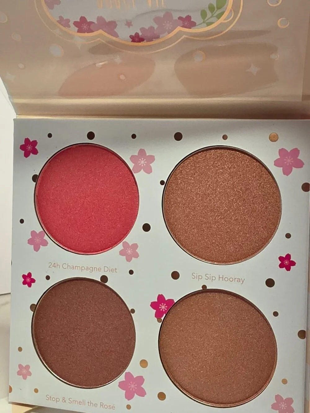 Beauty Bakerie COTTON CANDY CHAMPAGNE Blushlighter PALETTE